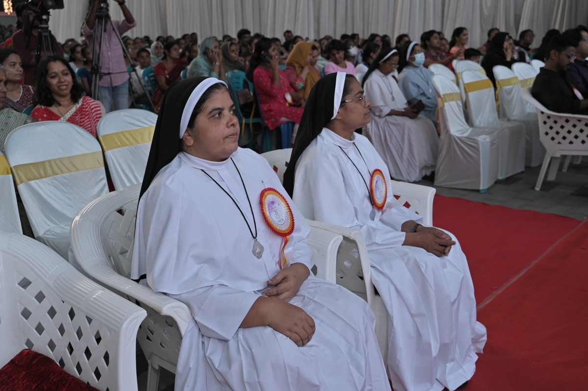 Sisters at the school function